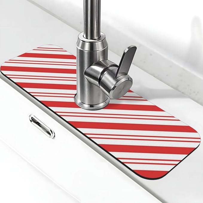 Christmas Red And White Candy Cane Swirl Stripe Striped Stripes Candycane by Unknown