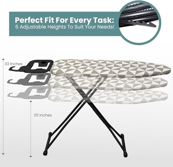 Compact Ironing Board Foldable | Hanging Iron Board - Image 5