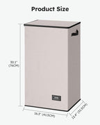 SOLEDI Laundry Hamper with Lid 100L Large & Tall Collapsible Laundry Basket - Image 6