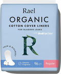 Rael Incontinence Liners for Women, Organic Cotton Cover, Postpartum Essential by Rael
