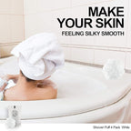 Loofah Sponge Bath Sponge for Women Men 4 Pack - Image 7
