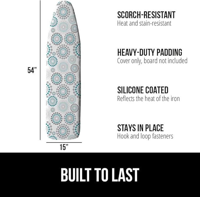 GORILLA GRIP The Original Ironing Board Cover and Pad, Silicone Coating - Image 2