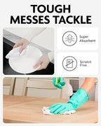 Fantasticlean Microfiber Cleaning Cloth Roll -675 Pack, Tear Away Microfiber - Image 3