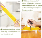 8 Pairs Reusable Household Cleaning Gloves, Rubber Kitchen Dishwashing Gloves - Image 3