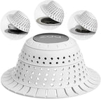 zaa Bathtub Drain Hair Catcher, Premium Silicone Collapsible 1 Pack Drain by zaa