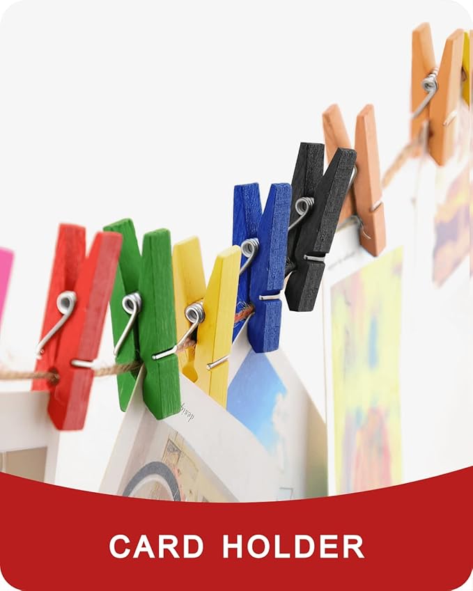 Mini Clothes Pins for Photo, Little Baby Shower, Display Artwork - Image 6