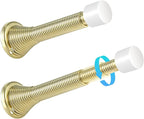 HOMOTEK 2 Pack Telescoping Spring Door Stoppers, Extended from 3-1/8 to 4-1/4 by HOMOTEK