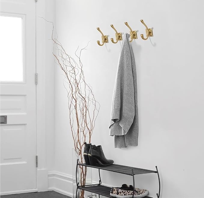 khtumeware Vintage Wall Hooks, 3 Pack Coat Hooks Hardware Towel Hooks - Image 5