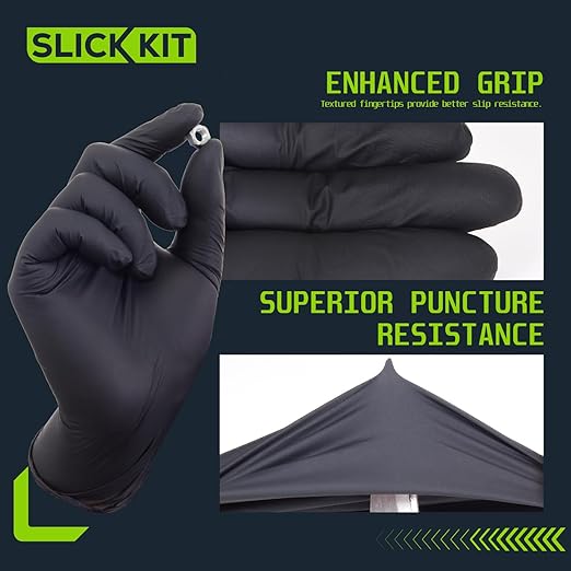 Disposable Nitrile Gloves, 4 Mil Latex-Free Powder-Free Industrial Gloves - Image 3