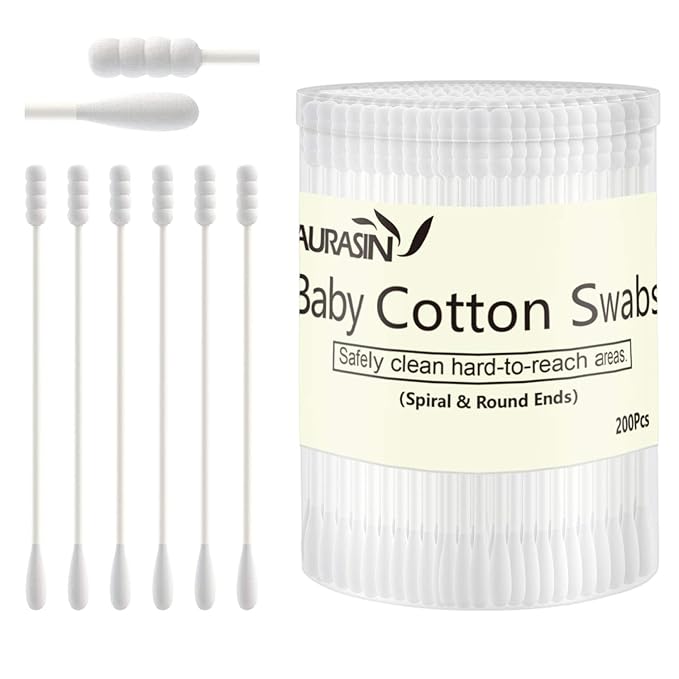 Baby Cotton Swabs, Paper Sticks Cotton Buds by AURASIN