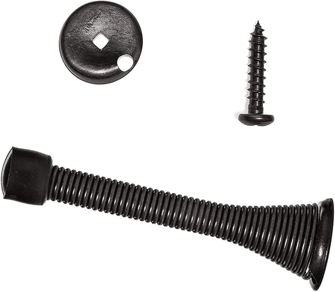 16 Pack Spring Door Stops 3 1/4 Inch Flexible Heavy Duty Spring Door Stopper - Image 3