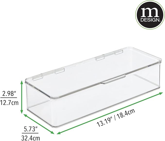 mDesign Office Supplies Desk Organizer Box - Image 9