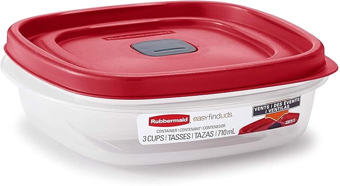 Rubbermaid 2030328 Easy Find Vented Lid Food Storage Container by Rubbermaid