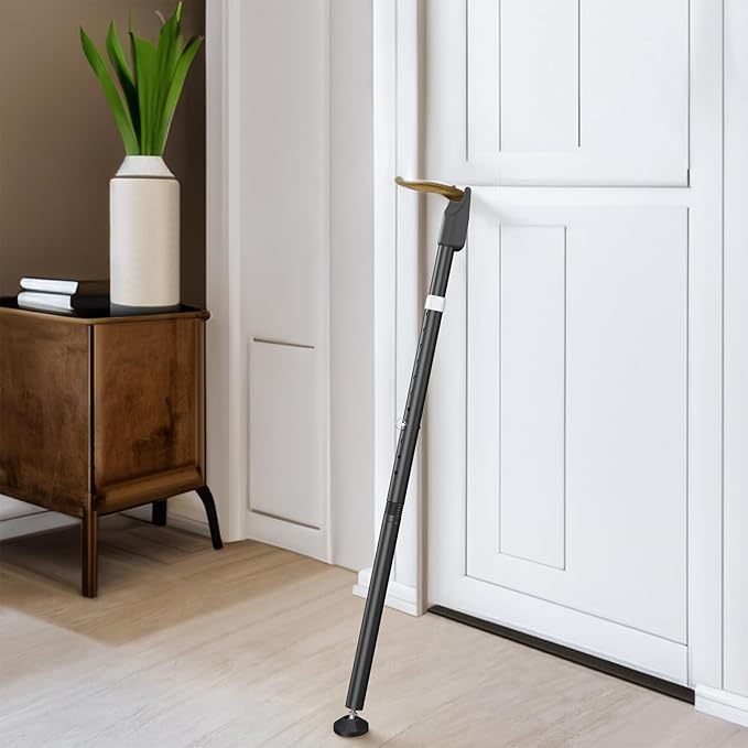 Sliding Door Security Bar and 2-in-1 Sliding Glass Door Stoppers Security - Image 8