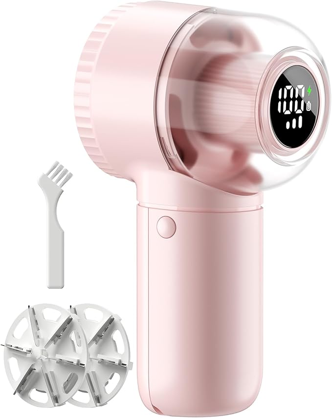 Fabric Shaver with Lint Brush, Large Lint Shaver with Digital Display, 3-Speeds by Fabricshaver