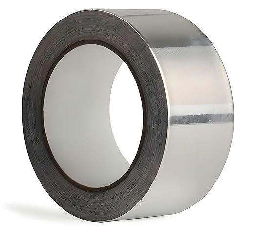 Aluminum Foil Tape 2" x 100' Silver, 4mil Thick, Heavy Duty, High Temp by Angkeel
