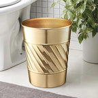 Monarch Abode Metal Bathroom Trash Can – Waste Basket - Image 6