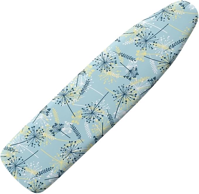Home Ironing Board Cover, Floral Print Heat Reflective Ironing Board Cushion by Qznuberone