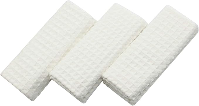 Waffle Weave Kitchen Drying Towels - Image 3