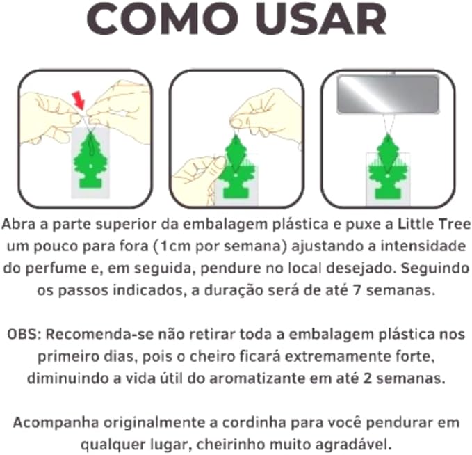 Little Trees Car Air Freshener | Hanging Paper Tree - Image 5