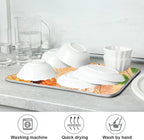 Super Absorbent Dish Drying Mat, Microfiber Fast-Drying Dish Mat, Kitchen Dish - Image 7