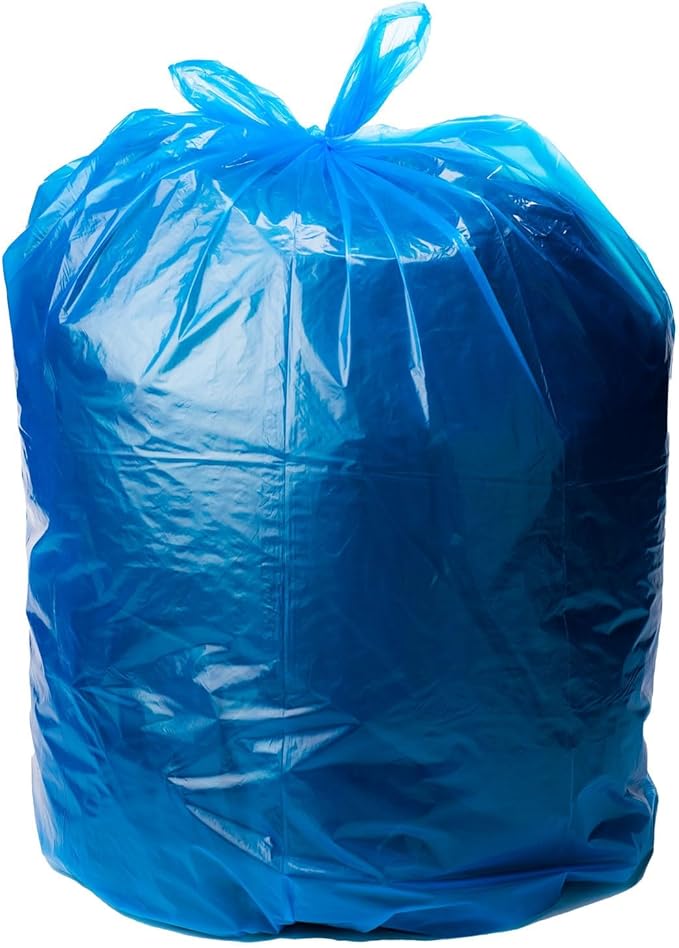 Ultrasac Heavy Duty 55 Gallon Blue Trash Bags - Image 3