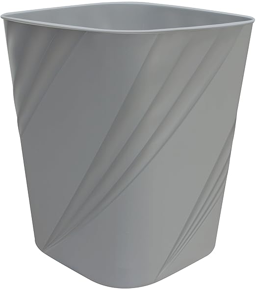 DAJITRE Small Plastic Trash Can Wastebasket Recycling Bin by DAJITRE