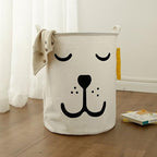 FANKANG Storage Basket, Nursery Hamper Canvas Laundry Basket Foldable - Image 6