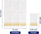 200 Pack Paper Napkins Guest Towels Disposable Premium Quality 3-ply Dinner - Image 7