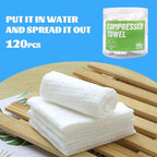 120 Pcs Mini Compressed Towels, Disposable Face Compressed Towel, Compressed - Image 2