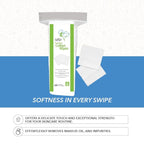 ForPro Professional Collection Premium Cotton Wipes, 100% Cotton, Extra-Soft - Image 3