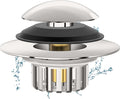 Universal 3 in 1 Bathtub Drain Stopper Bathtub, Pop-up Tub Stopper by MUAIOLAUS