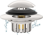 Universal 3 in 1 Bathtub Drain Stopper Bathtub, Pop-up Tub Stopper by MUAIOLAUS