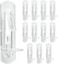 Biaungdo 12 Pcs Plastic Locking Shelf Support Pegs, 6.9mm Clear Cabinet Shelf by Biaungdo