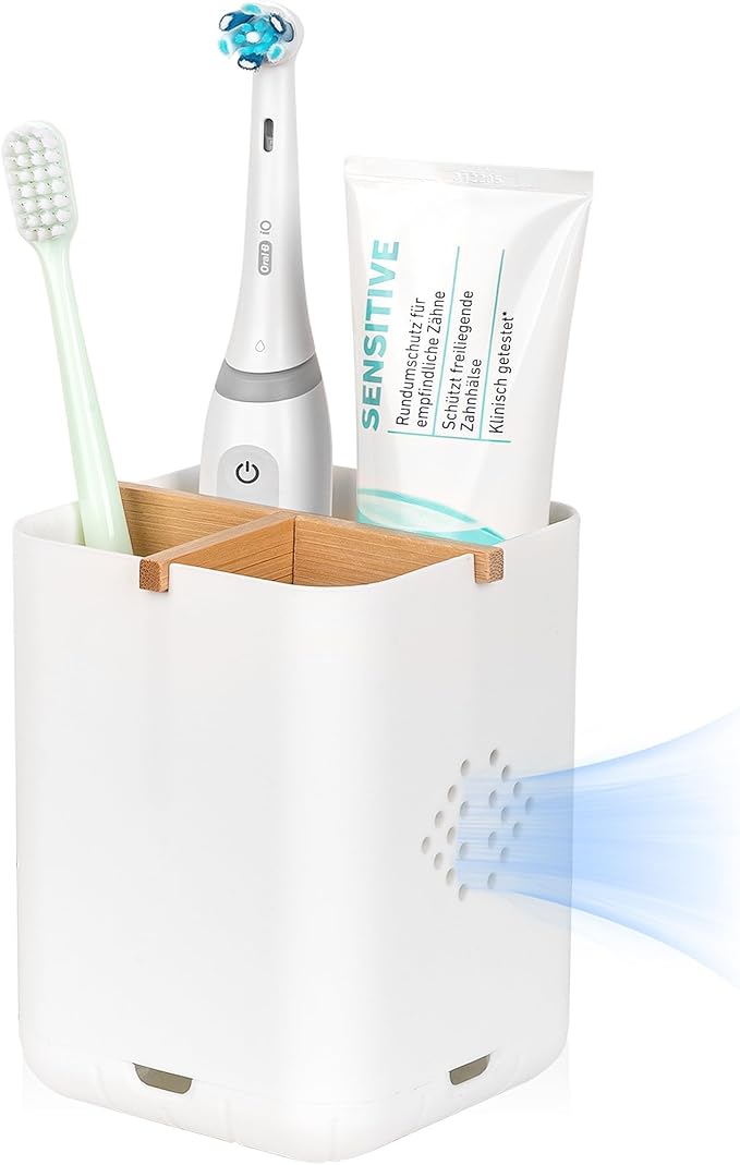 Toothbrush Holders for Bathroom Countertop, Detachable Electric Toothbrush by rejomiik