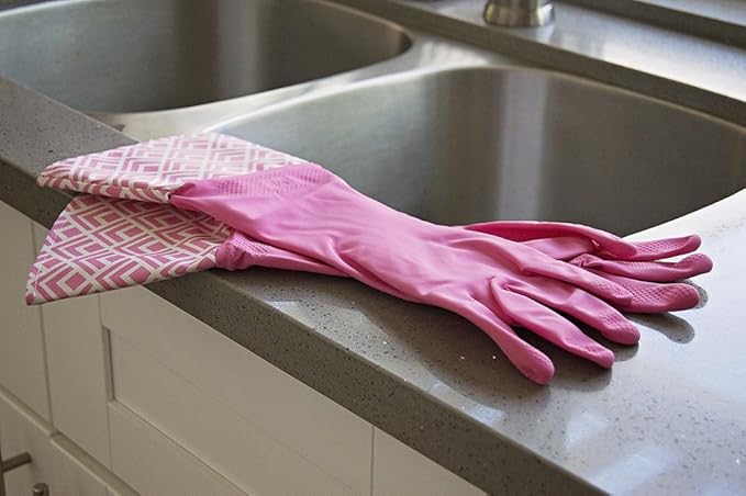 Glam Gloves Diswasher's Thick Latex Gloves - Image 4