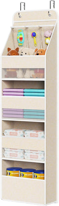 Univivi 5-Shelf Over Door Hanging Organizer Fabric Door Storage by Univivi