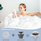 Universal 3 in 1 Bathtub Drain Stopper Bathtub, Pop-up Tub Stopper - Image 3