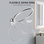 SetSail Adhesive Towel Holder for Bathroom Wall Stainless Steel Hand Towel Ring - Image 4
