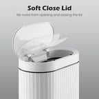 Bathroom Sensor Trash Can with Lid Automatic 2 Gallon Smart Garbage Can - Image 3