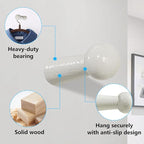 Screw-On Solid Wood Hook Coat Hook Towel Hook Shaker Pegs - Image 3