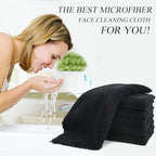 SUNLAND Microfiber Face Cloth Reusable Makeup Remover Facial Cleansing Towel - Image 4