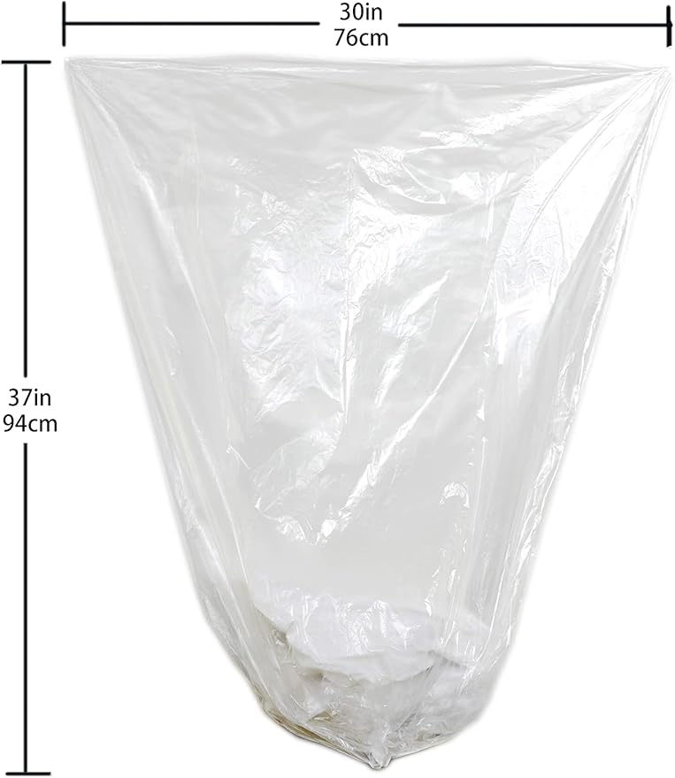 TYPLASTICS 20-30 Gallon Clear Trash Can Liners - Image 2
