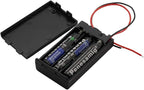 6 Pieces 3 Slots x 1.5V AAA Battery Case Holder Battery Spring Clip Storage Box - Image 3