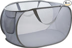 1 Pack Collapsible Laundry Baskets Popup Mesh Laundry Basket Durable Handles by Unknown