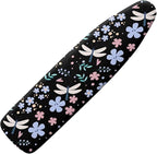Dragonfly Flowers Ironing Board Cover Thick Soft Ironing Board Protector by Psesaysky