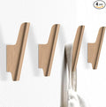 Wood Wall Hooks 4 Pack Coat Hooks Wall Mount Natural Wooden Hooks by Unknown