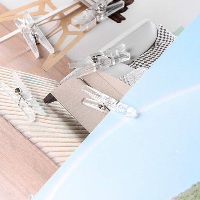 20pcs Photo Clip, 2.5cm Mini Clothes Pegs, Plastic Clothespins - Image 9