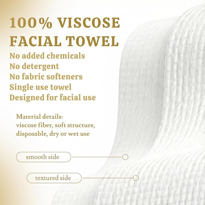 Glow & Go XL Disposable Face Towel 10x15 Inch, 100% Biodegradable Premium Towels - Image 3