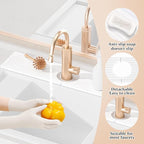Faucet Mat for Kitchen Sink, 15.7" Quick Absorbent Diatomite Fast Drying Stone - Image 3